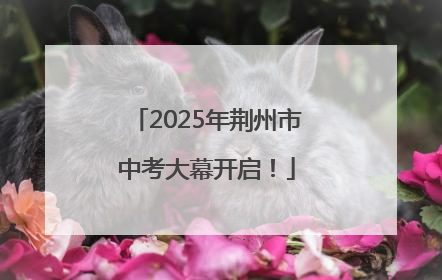2025年荆州市中考大幕开启！